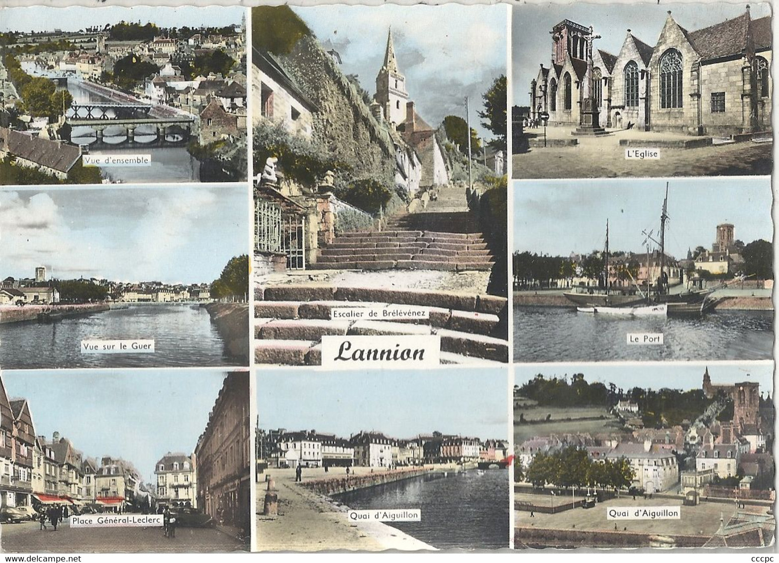 CPSM Lannion vues multiples