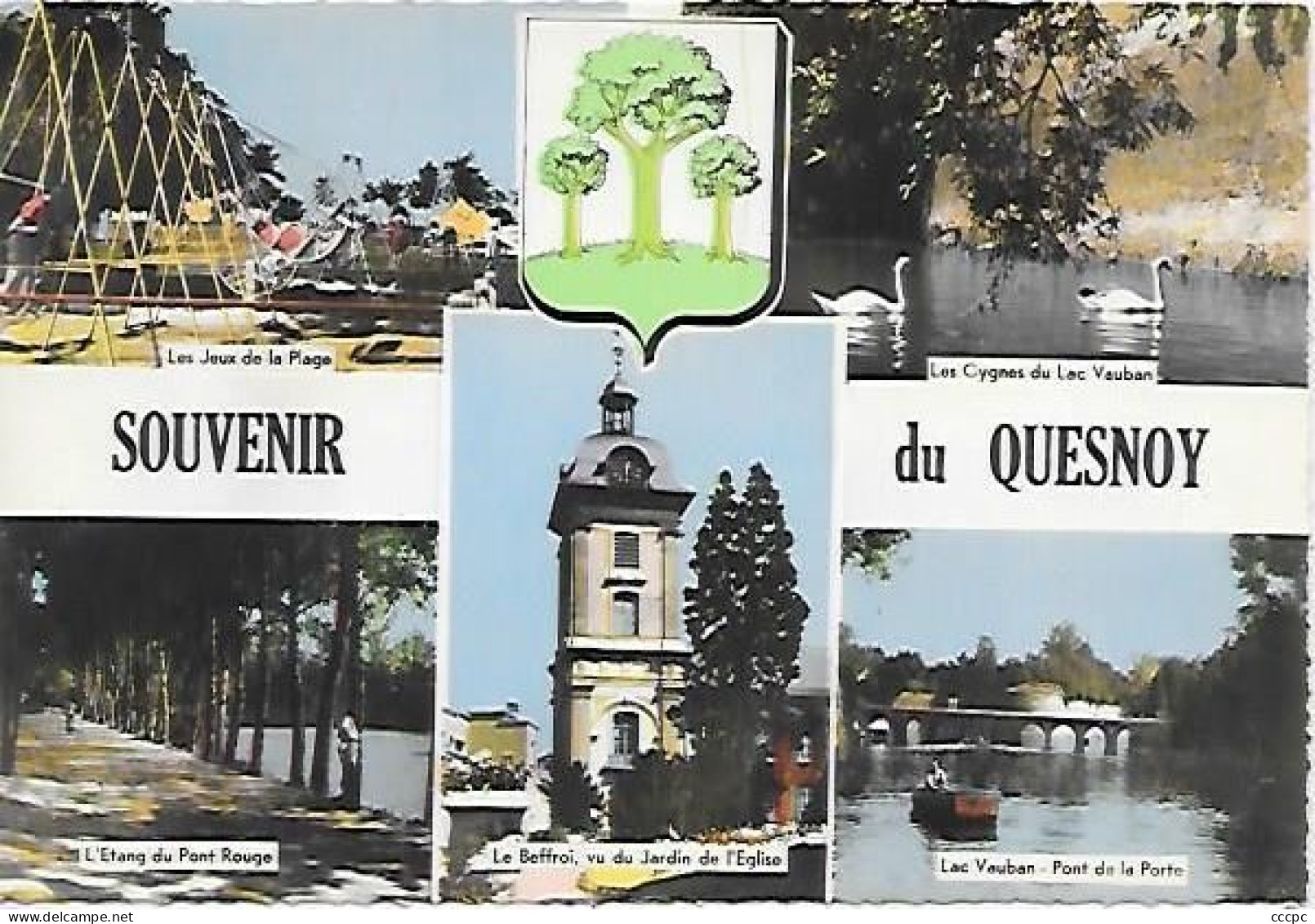 CPSM Le Quesnoy vues multiples et armoiries