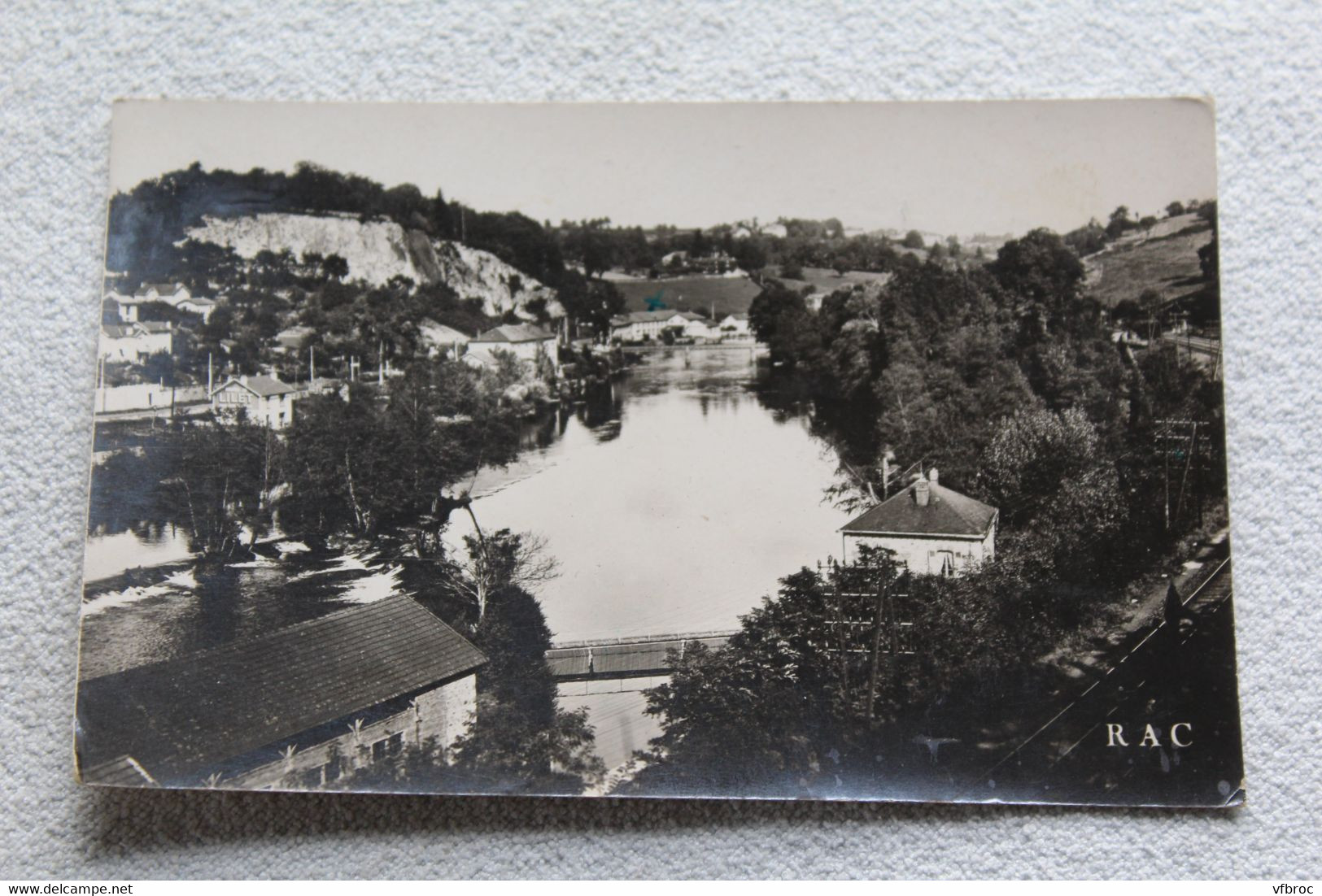 Cpsm, Limoges, vallée de a Vienne vue vers les pâquerettes, haute Vienne 87