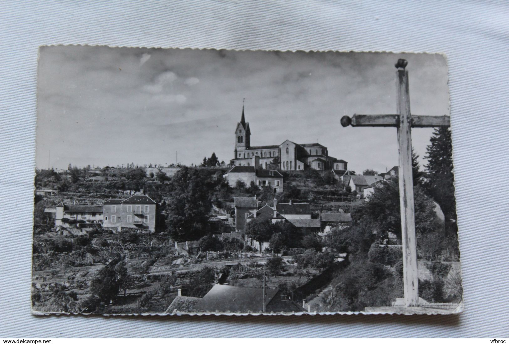 Cpsm, Lormes, l'église, Nièvre 58