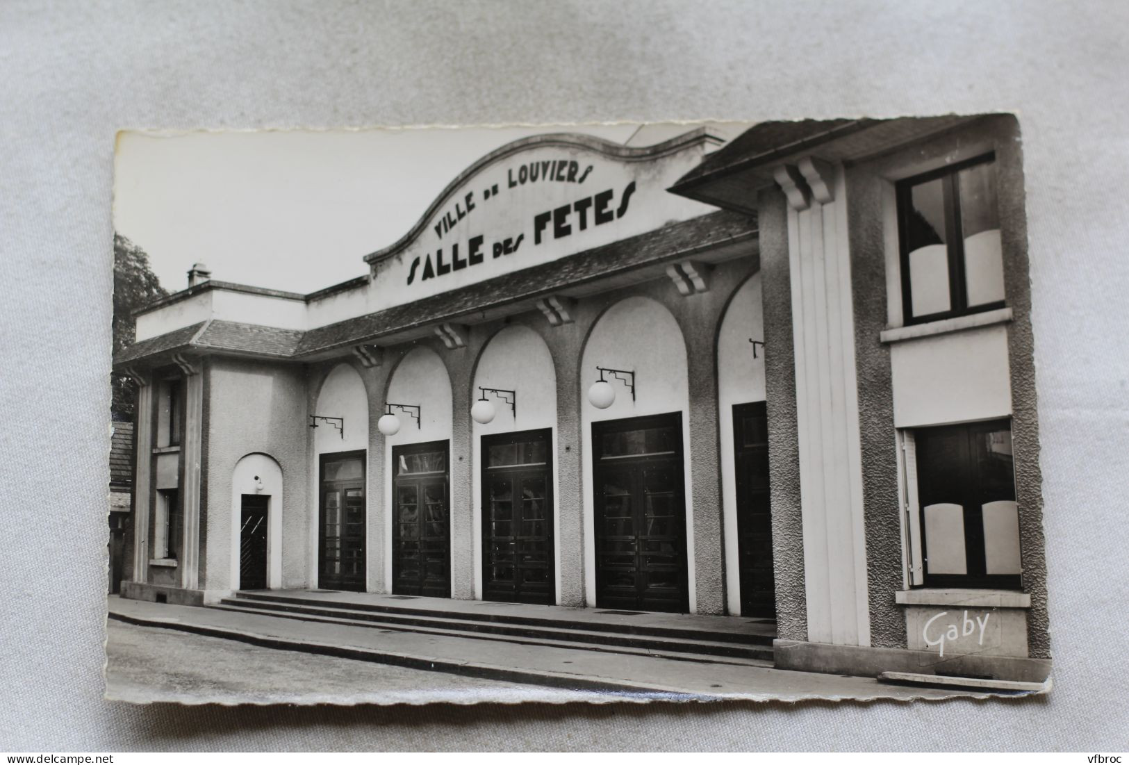 Cpsm, Louviers, salle des fêtes, Eure 27