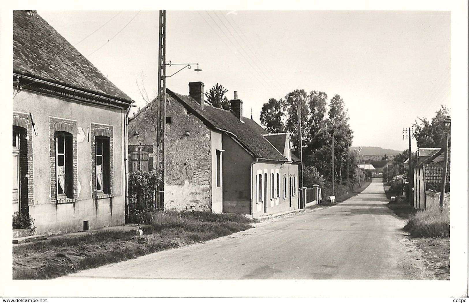 CPSM Marcilly-le-Hayer Carrefour du Moulin