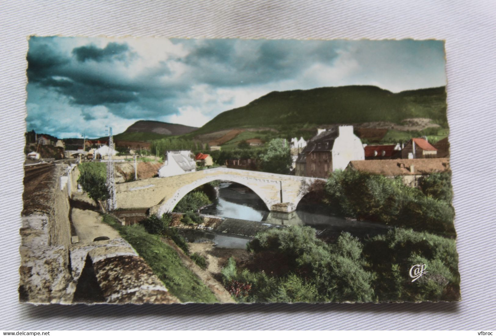 Cpsm, Mende, le pont Notre Dame, Lozère 48