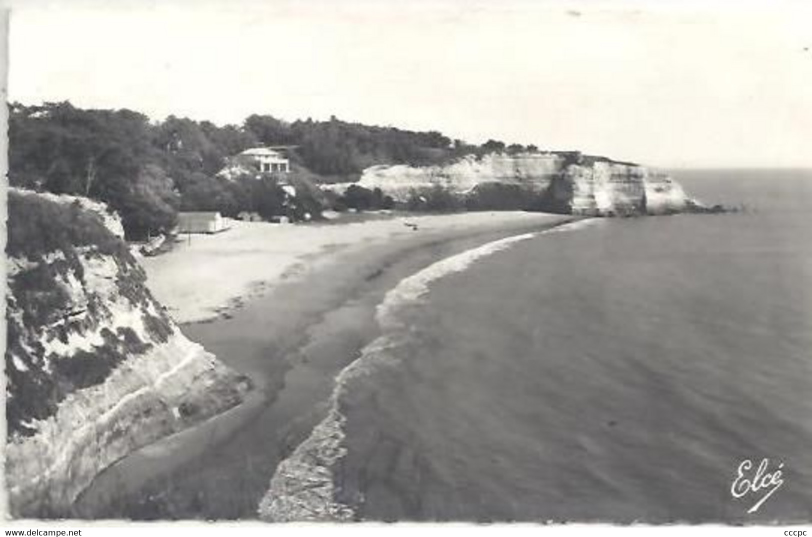 CPSM Meschers Plage des Nonnes à marée haute