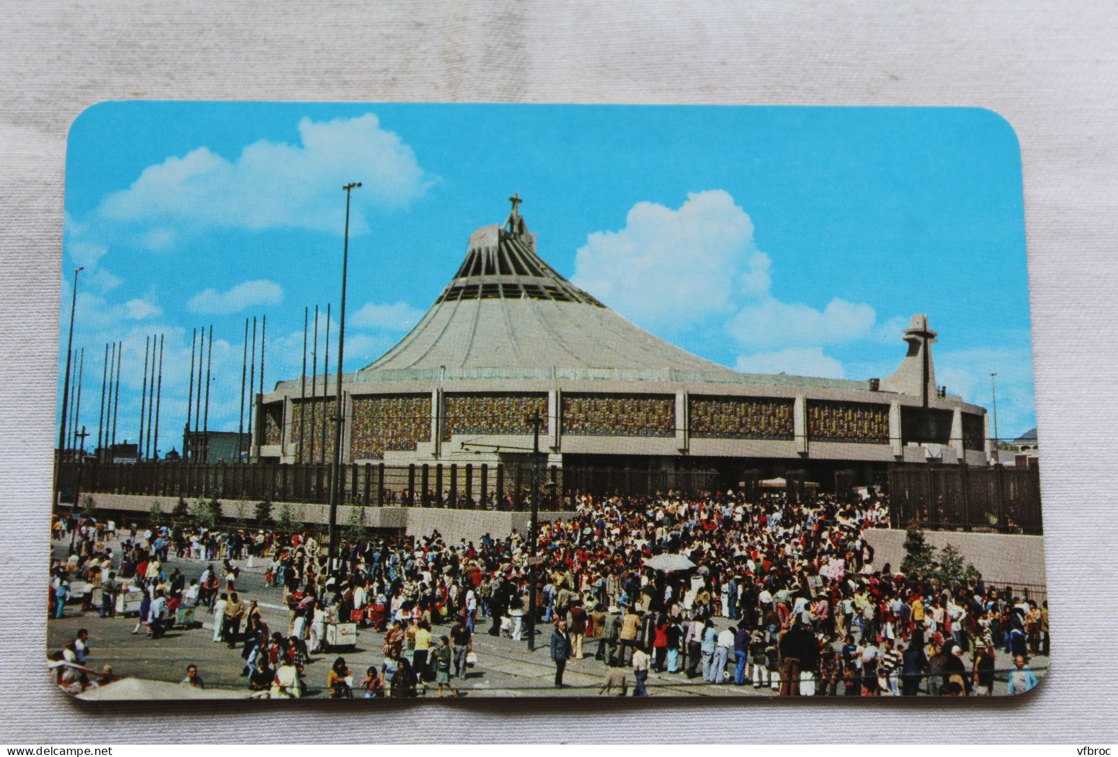 Cpsm, Mexico, Mexique, el exterior de la nueva basilica de Guadalupe