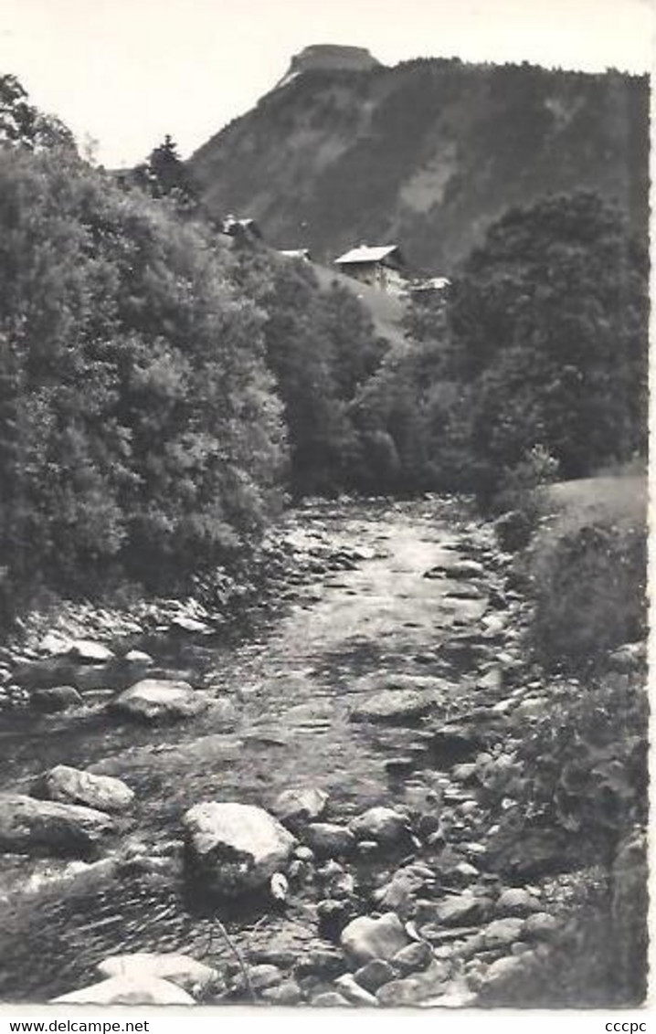 CPSM Morzine Les bords de la Dranse