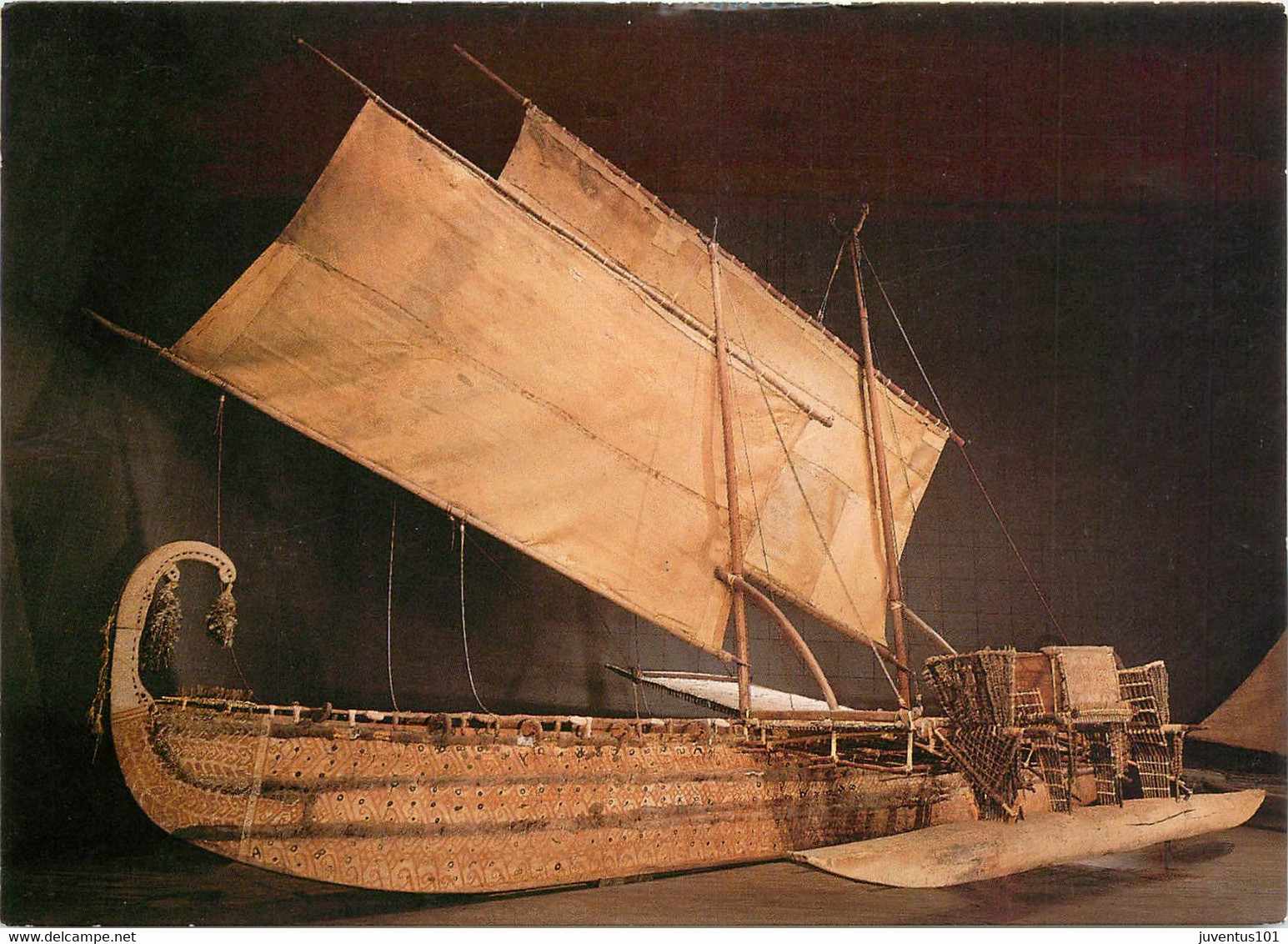 CPSM Museum Für Völkerkunde Berlin-Hochsee Segelschiff mit Ausleger-Para Mikronesien        L731