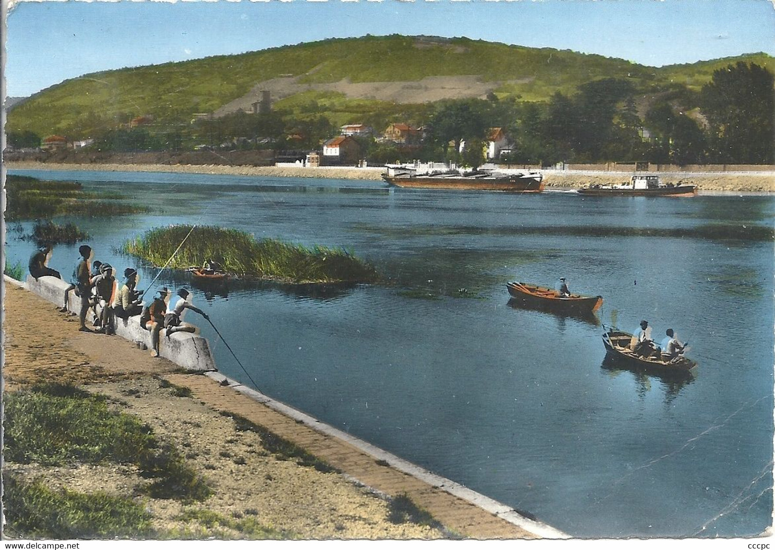 CPSM Neuville-sur-Saône Les Bords de la Saône