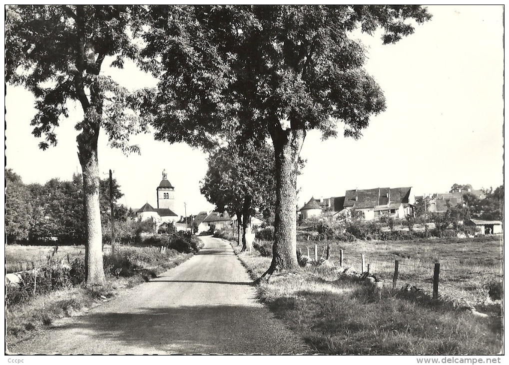 CPSM Orgelet - vue pittoresque sur le villlage