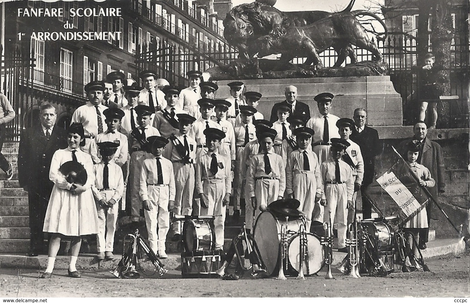 CPSM Paris Fanfare scolaire du 1er arrondissement