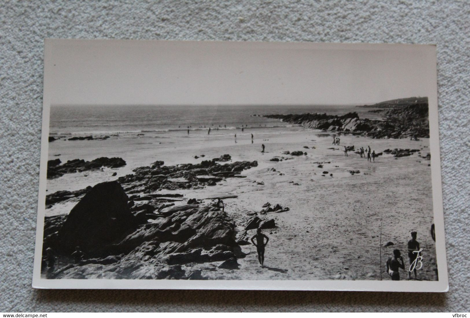 Cpsm, Plozevet, la plage du Gored, Finistère 29