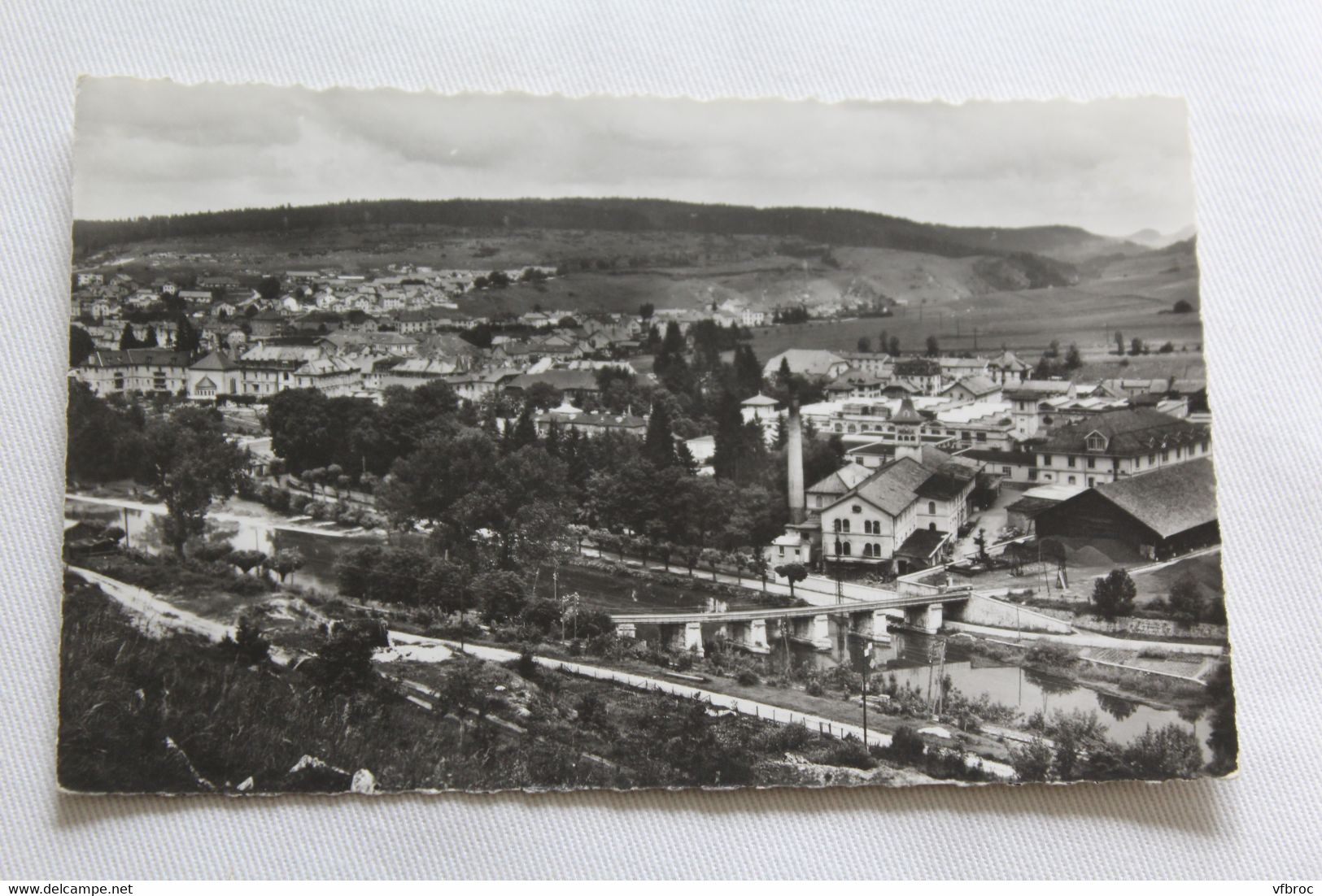 Cpsm, Pontarlier, vue générale Doubs 25