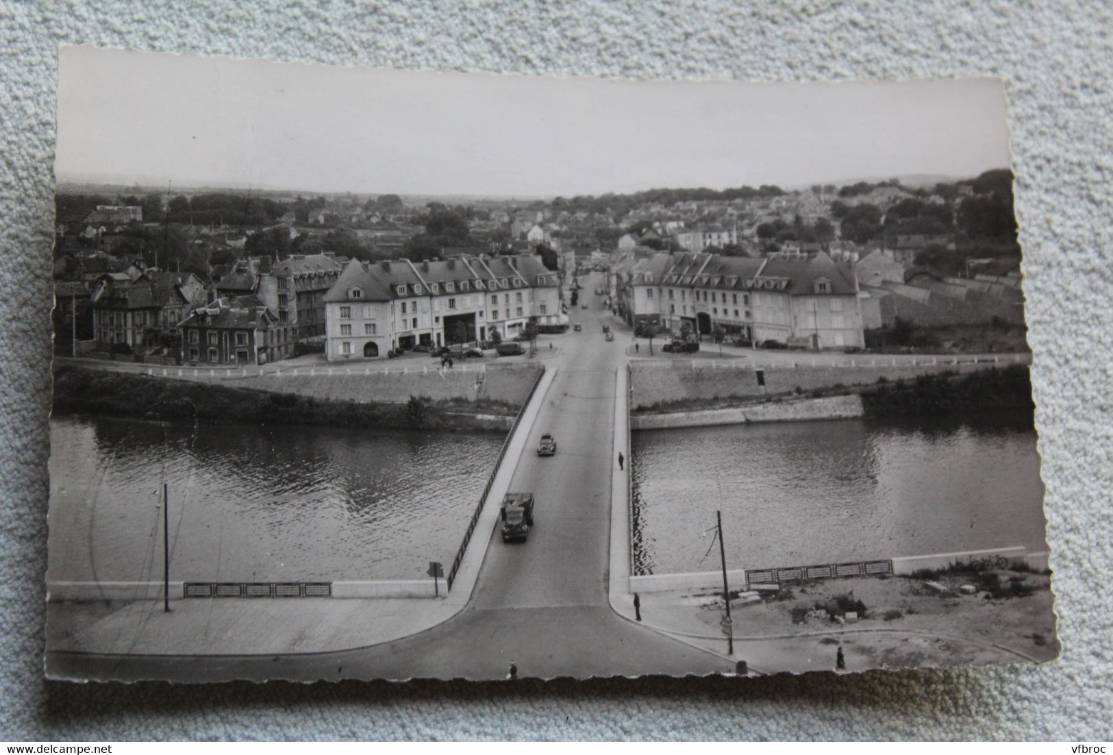 Cpsm, Pontoise, vue générale sur saint Ouen l'Aumône, Val d'Oise 95