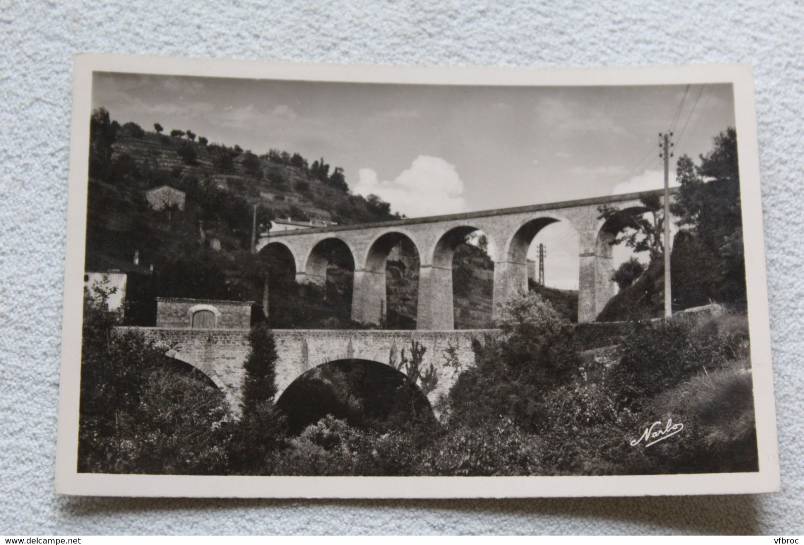 Cpsm, Privas, le pont de Bourdely, Ardèche 07