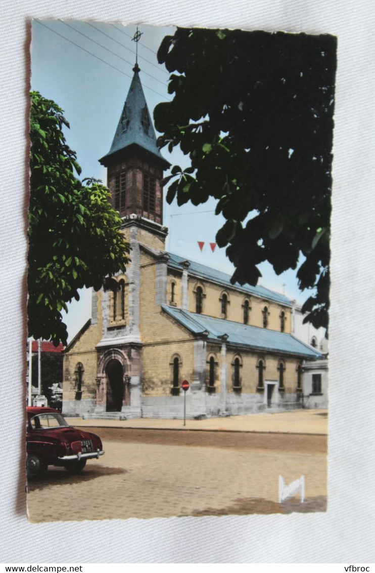 Cpsm, Rosny sous bois, l'église, Seine saint Denis 93