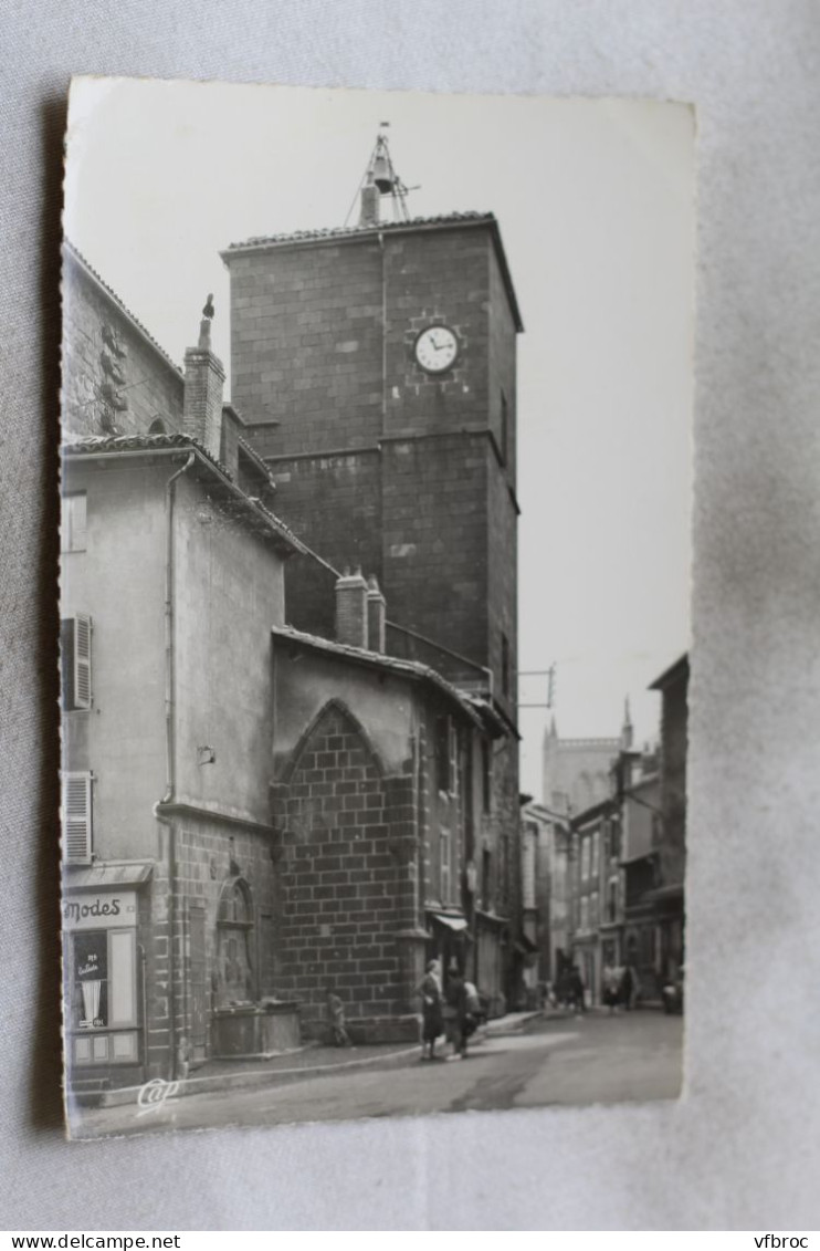 Cpsm, Saint Flour, l'ancienne collégiale, Cantal 15