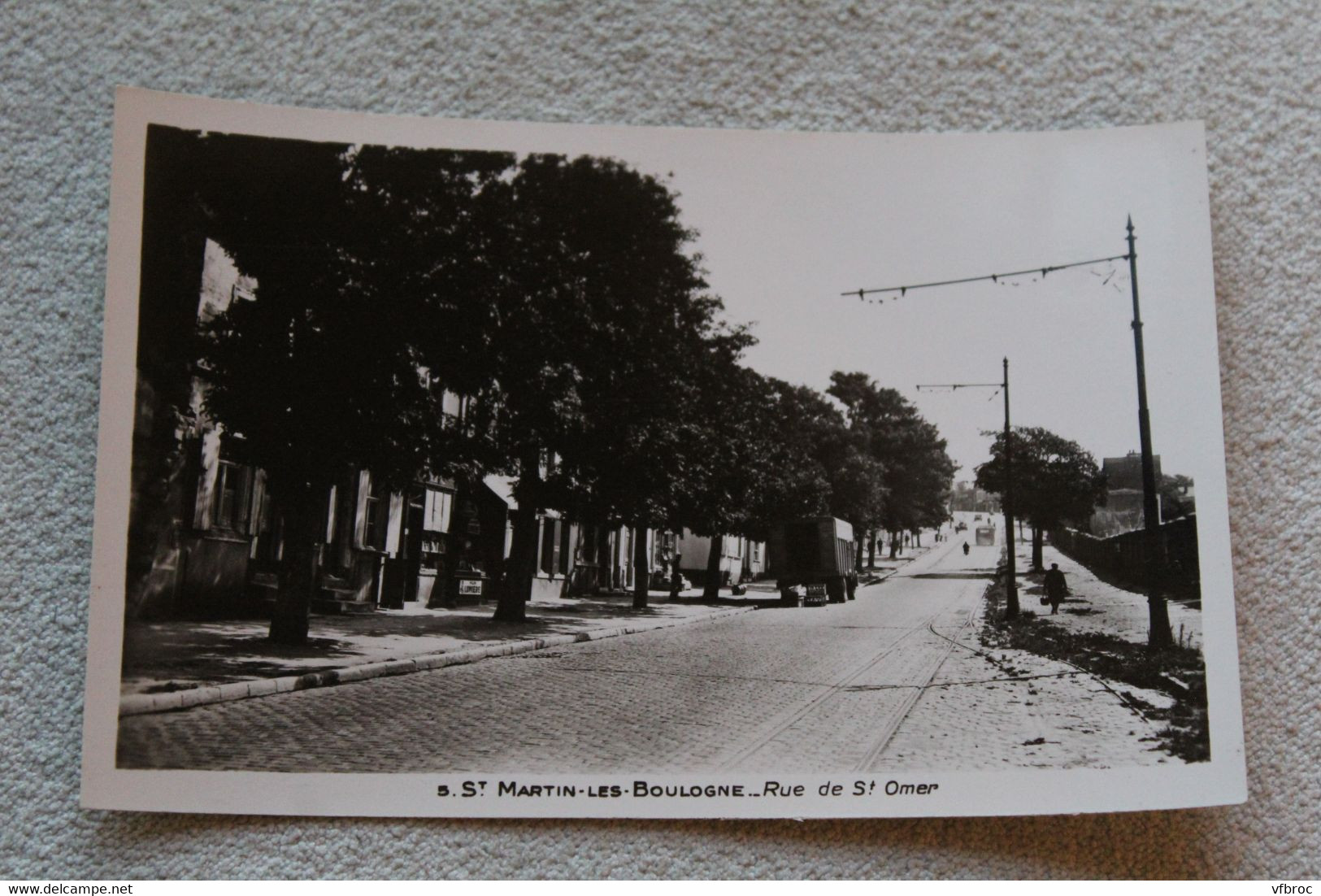 Cpsm, Saint Martin les Boulogne, rue de saint Omer, Pas de Calais 62