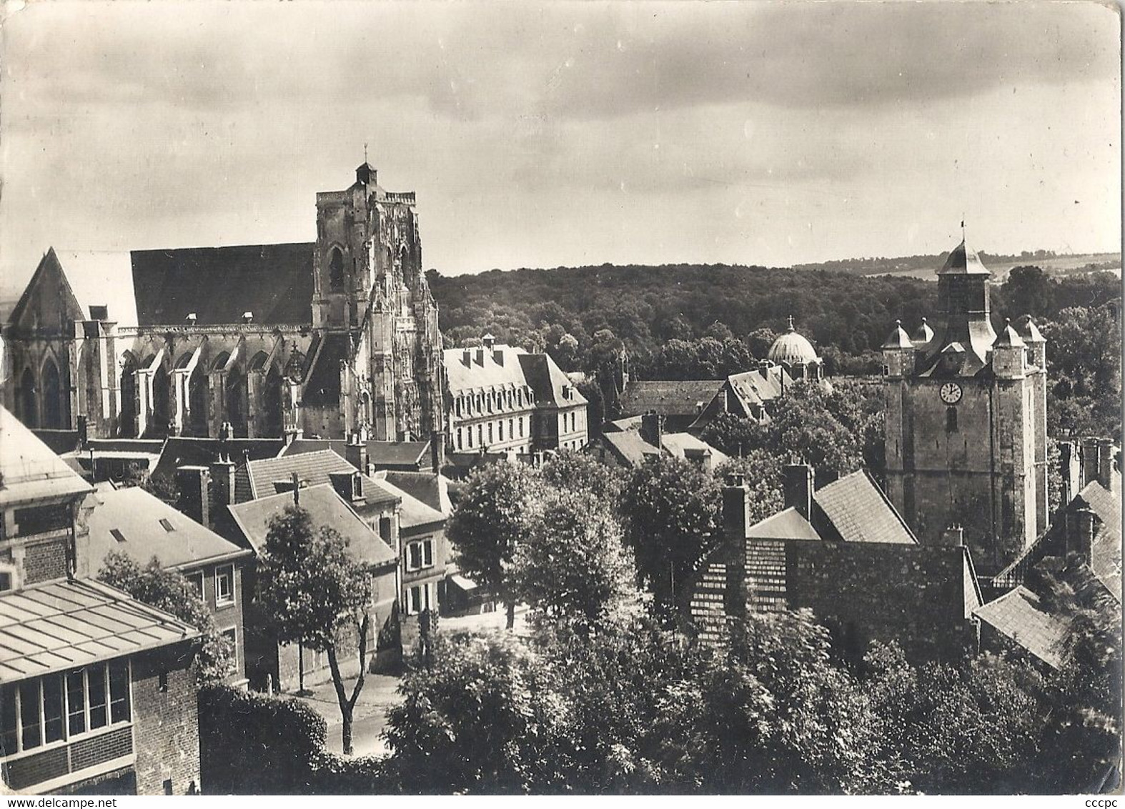 CPSM Saint-Riquier L'Eglise Abbatiale Le Beffroi