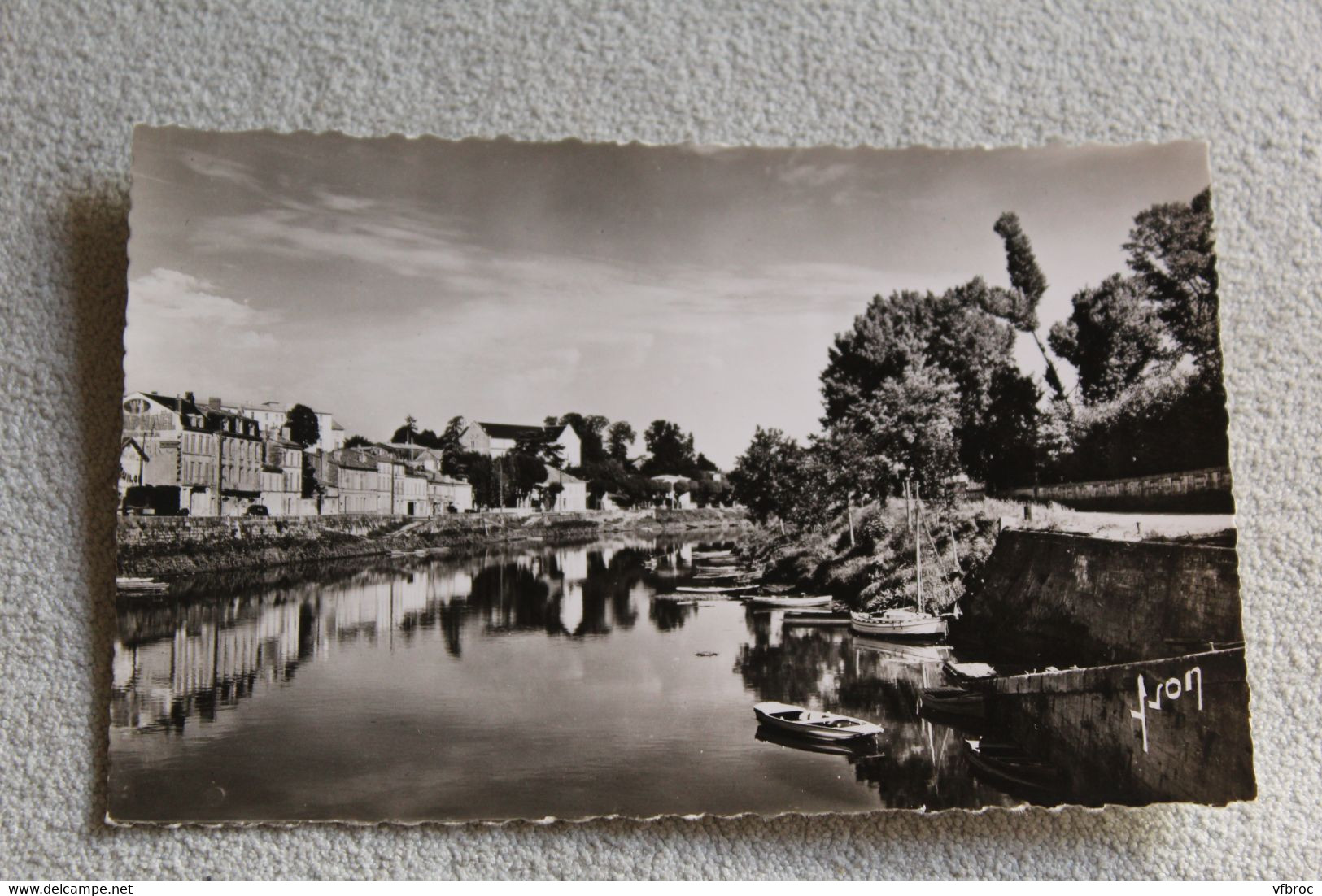 Cpsm, Saintes, les bords de la Charente, Charente maritime 17