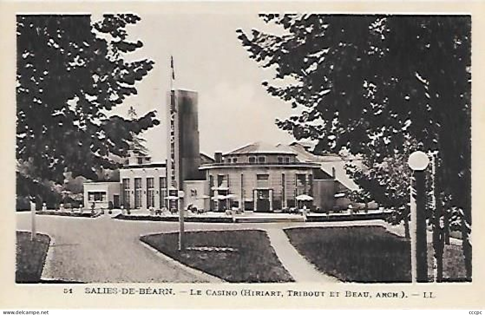 CPSM Salies-de-Béarn Le casino