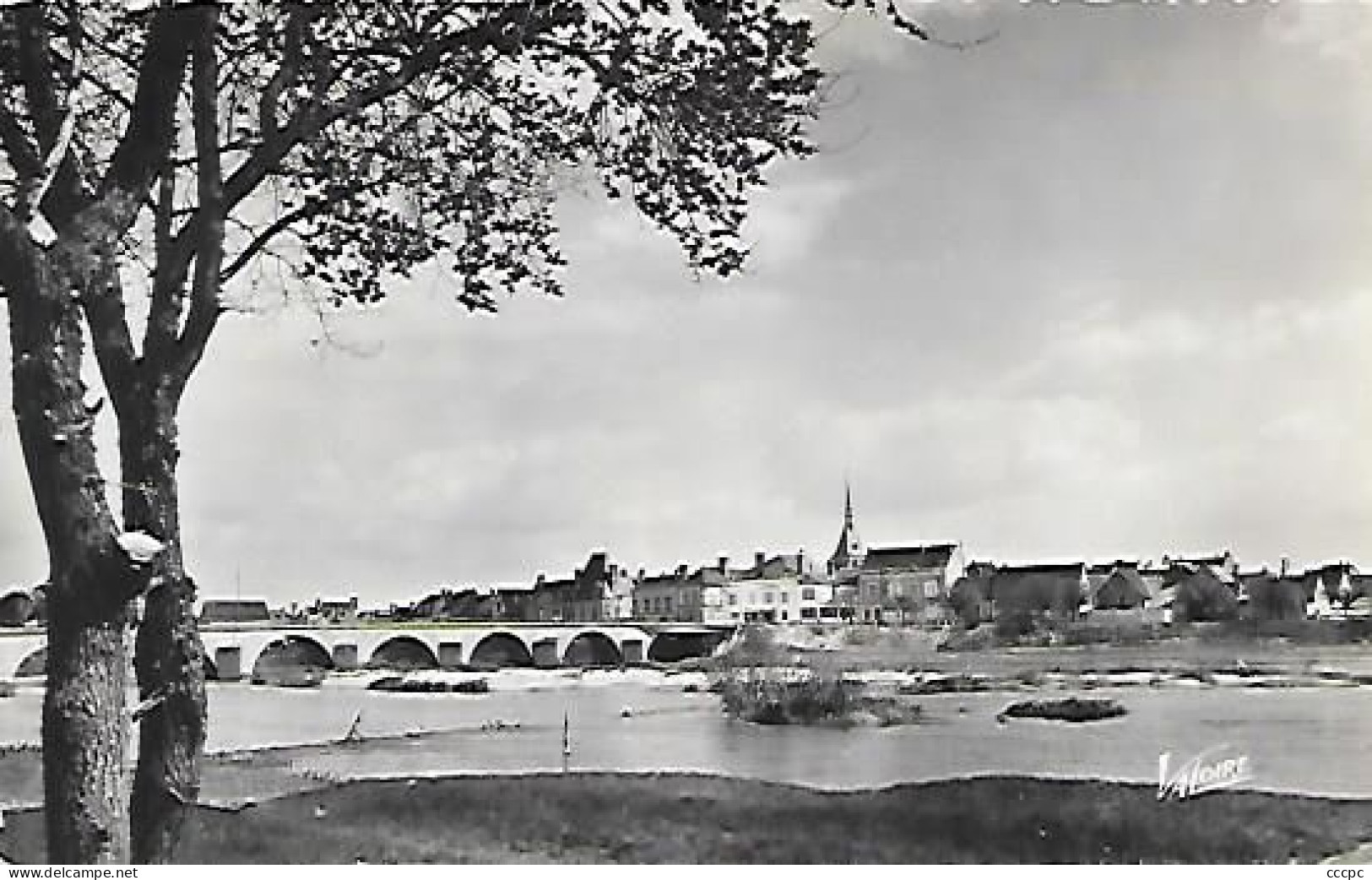 CPSM Selles-sur-Cher Le Pont et vue générale