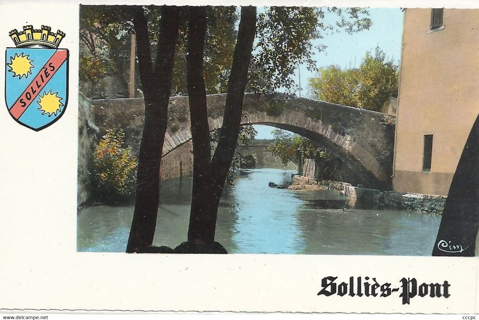 CPSM Sollies-Pont Les deux Ponts - armoiries