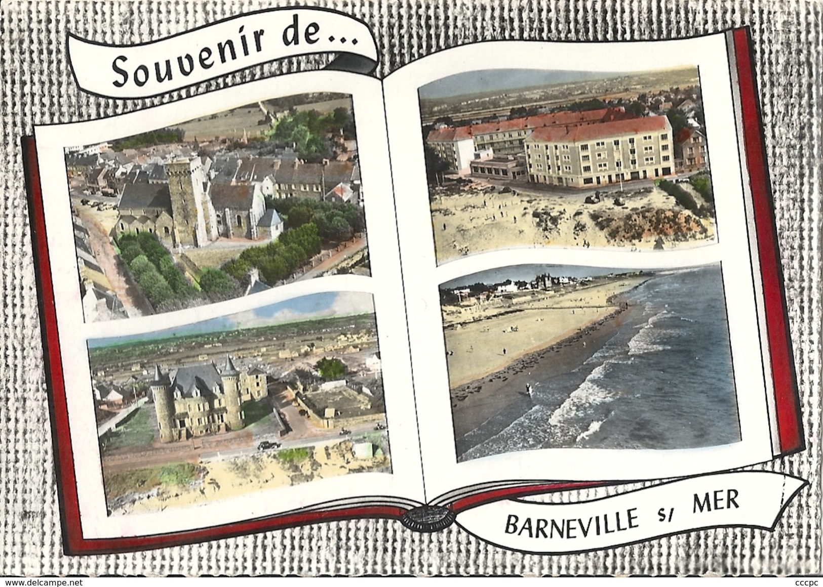 CPSM Souvenir de Barneville sur Mer vues multiples