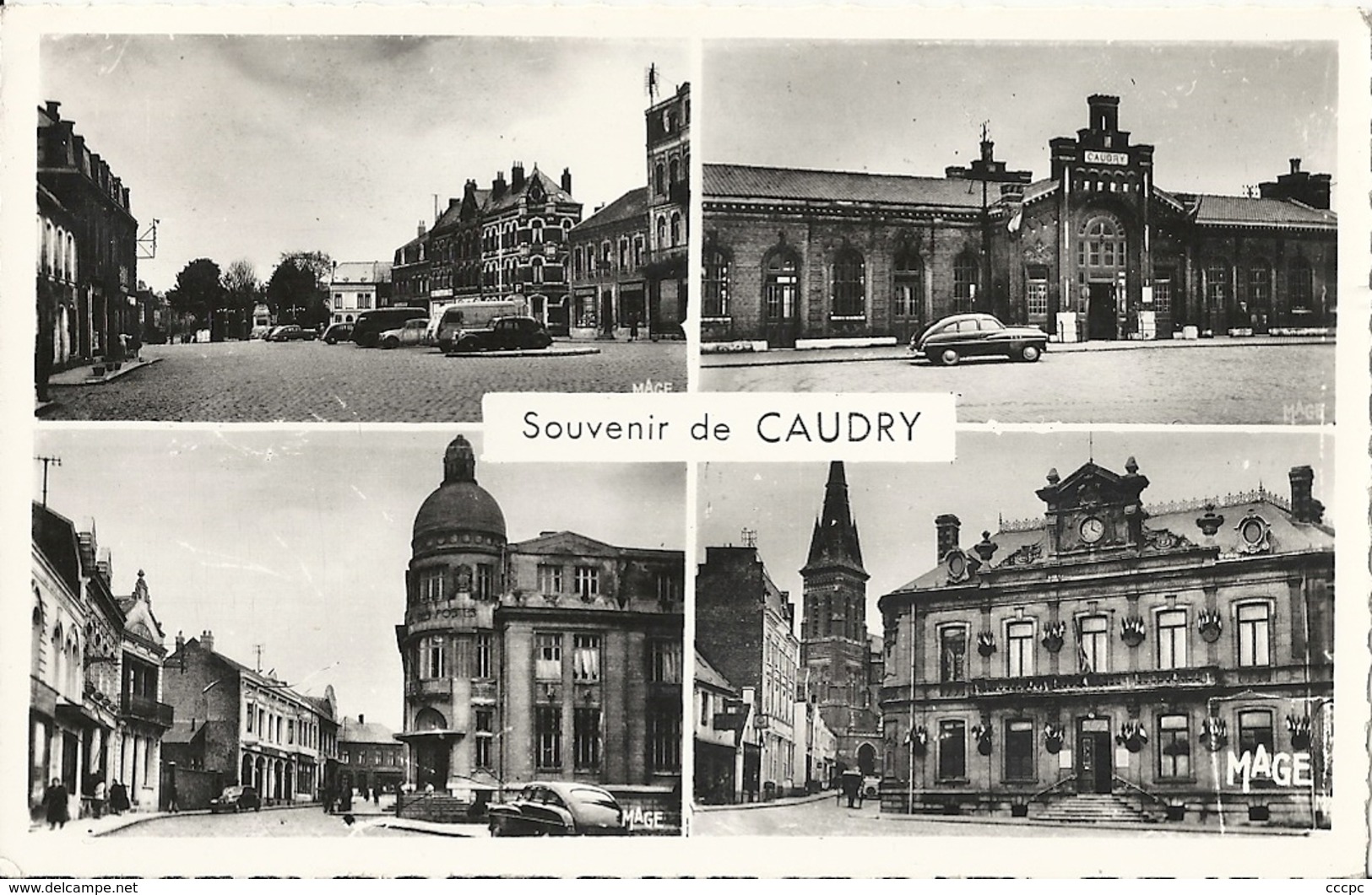 CPSM Souvenir de Caudry vues multiples