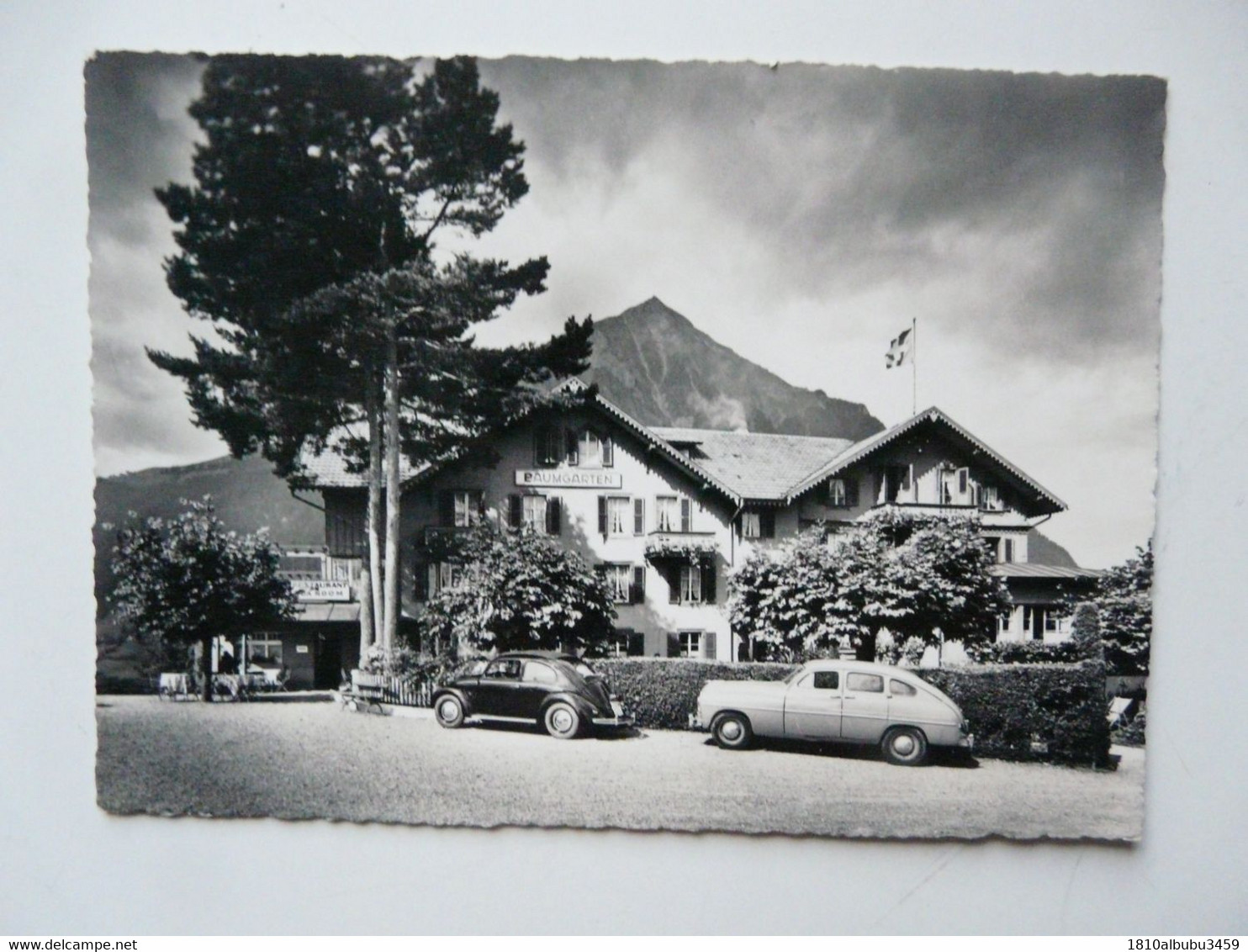 CPSM SUISSE - HOTEL BAUMGARTEN, AESCHI - SPIEZ