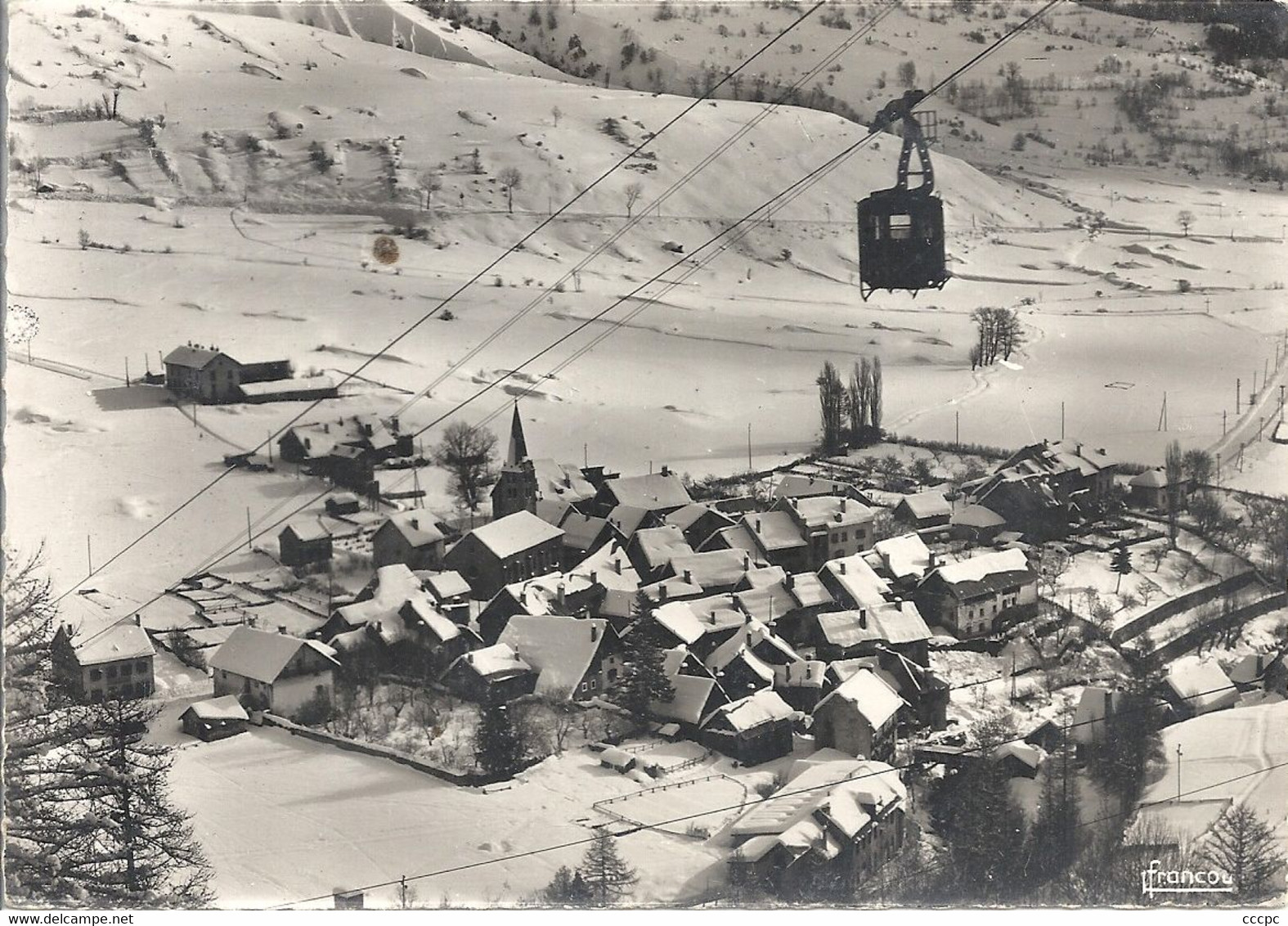 CPSM Téléférique de Serre-Chevalier - Chantemerle