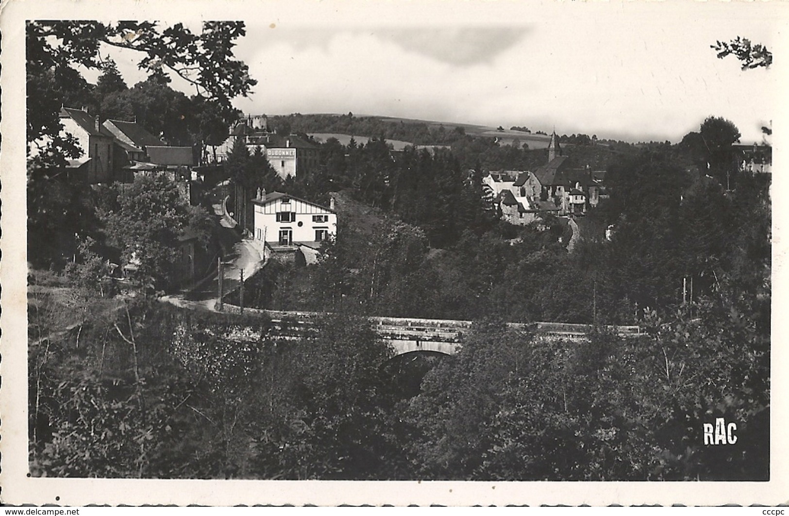 CPSM Treignac vue générale Le Pont Finot