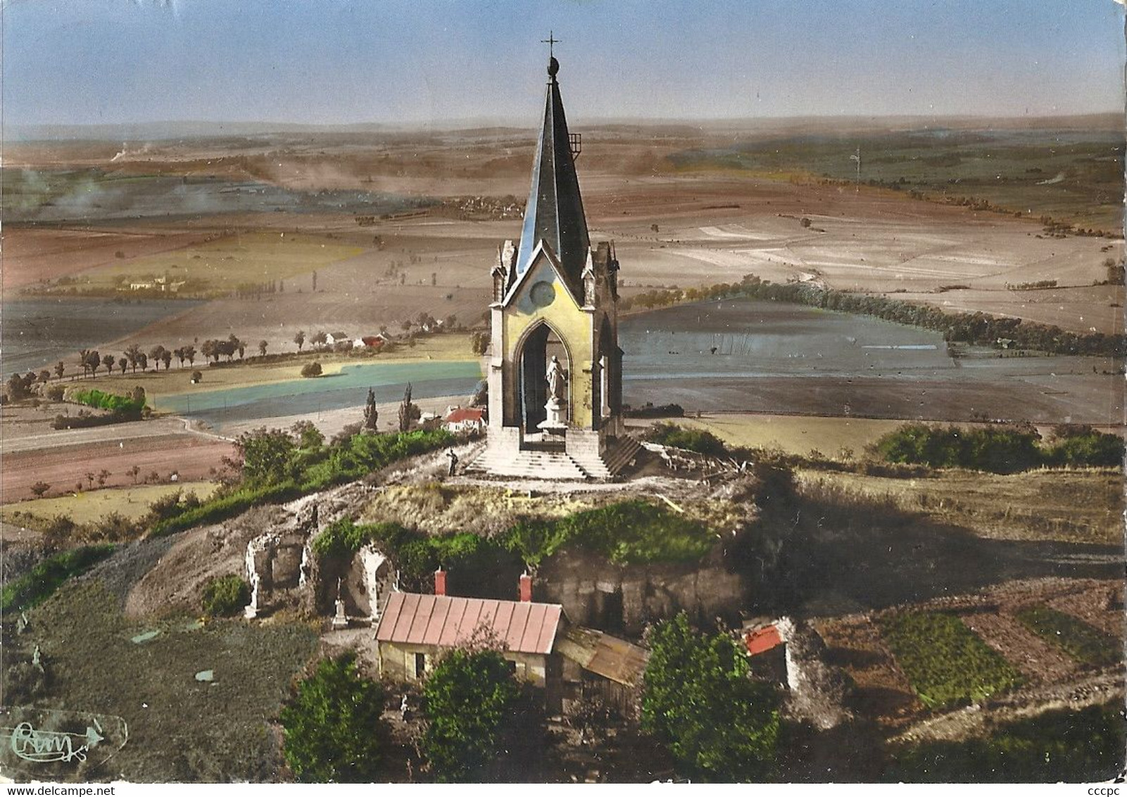 CPSM Vesoul La Motte vue aérienne