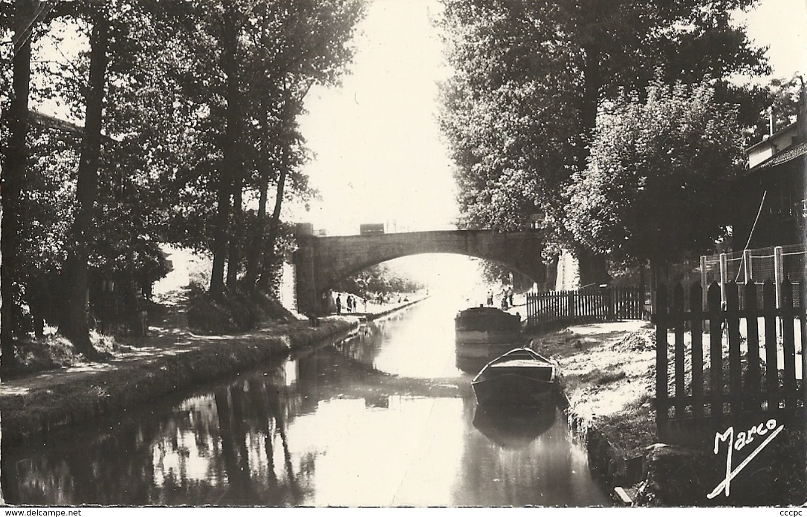 CPSM Villeparisis Mitry-le-Neuf Le Canal Peniche