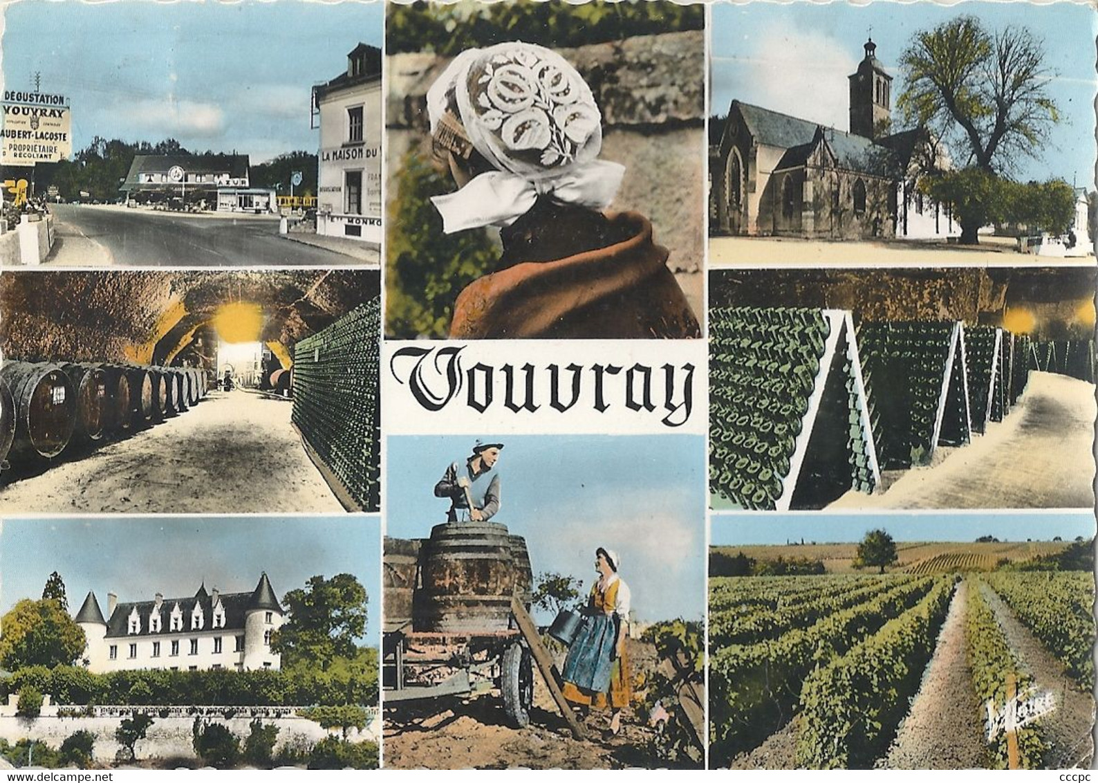 CPSM Vouvray vues multiples