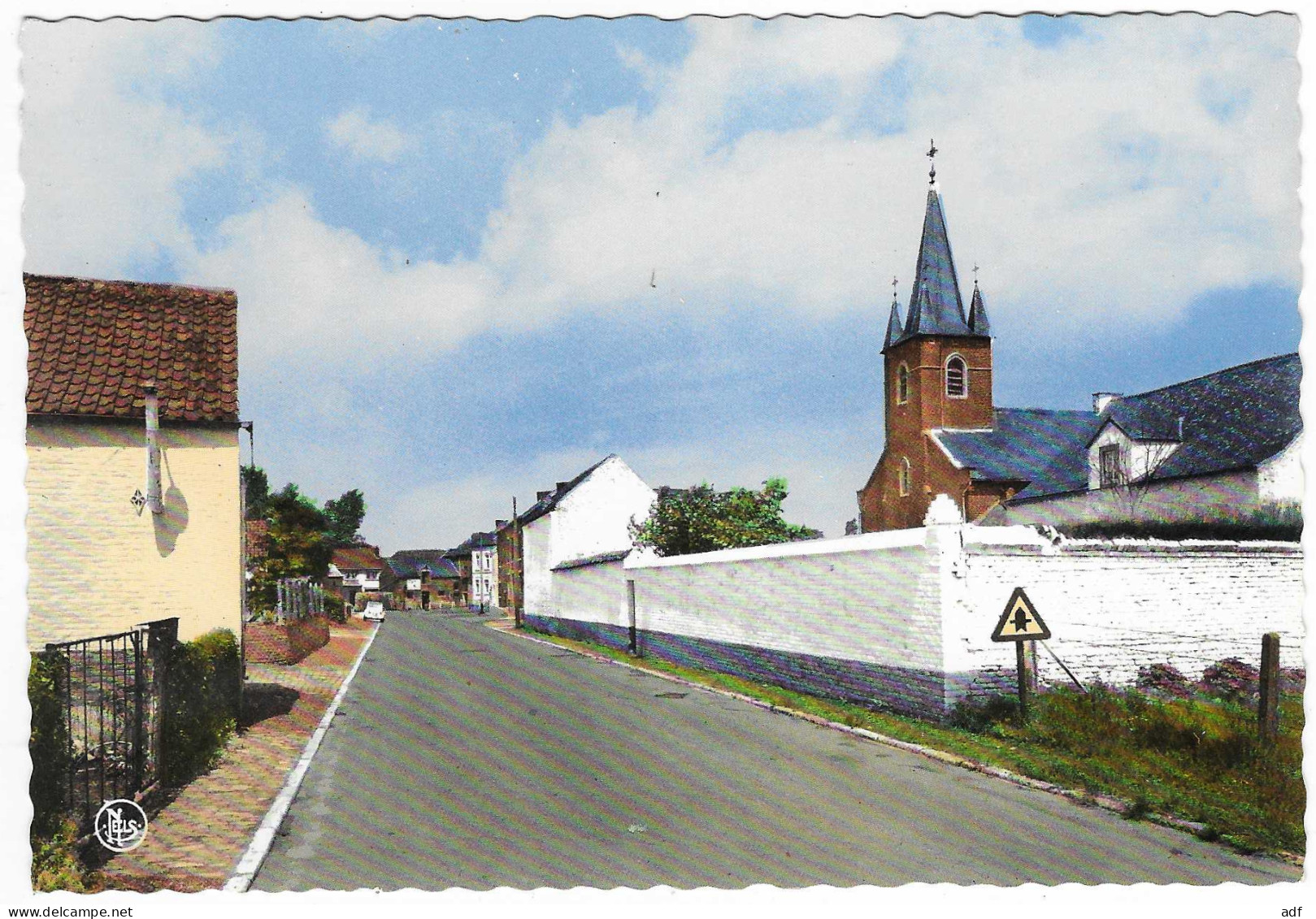 CPSM WALHAIN, ST SAINT PAUL, EGLISE DE SART, BELGIQUE