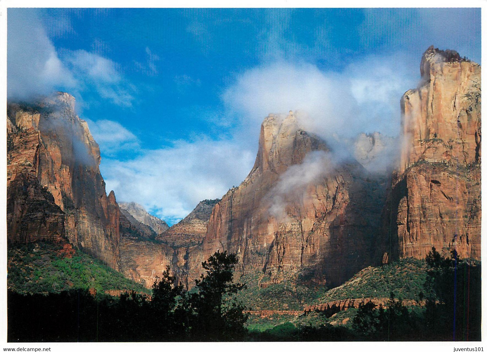 CPSM Zion National Park-Zion Canyon Scenic       L636