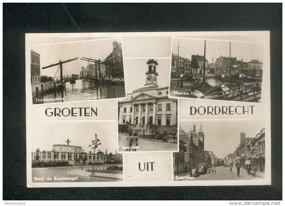 CPSM - Zuid Holland - Groeten uit DORDRECHT ( multivues J.S.A. )