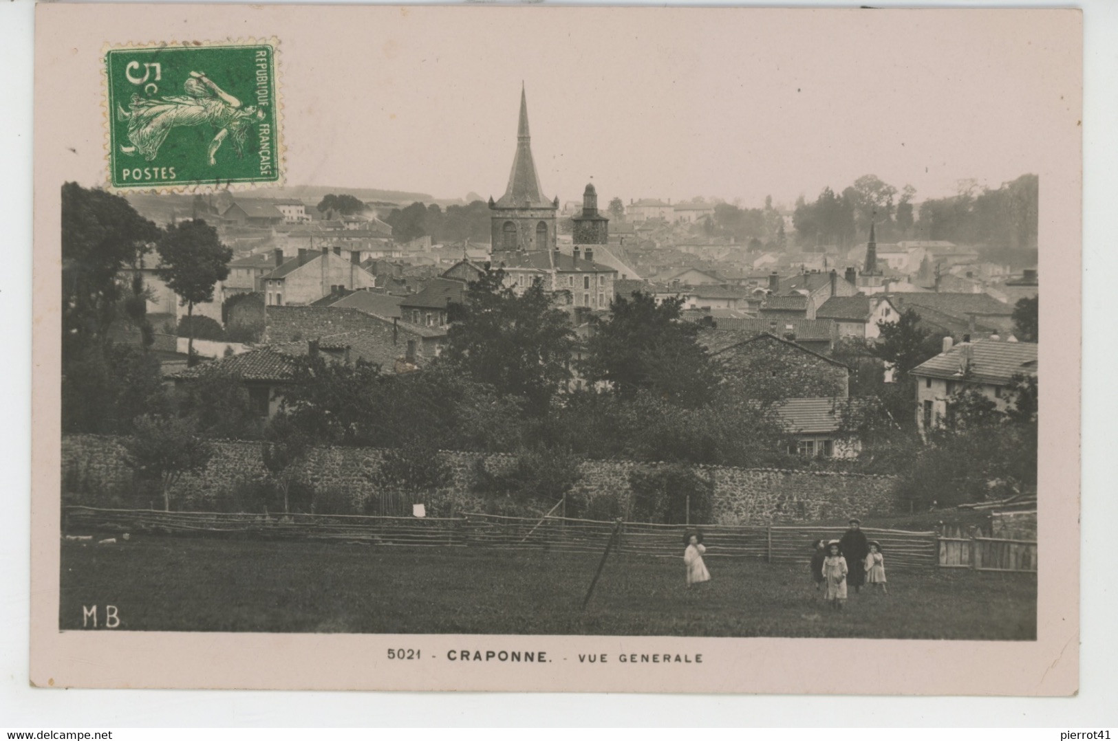 CRAPONNE SUR ARZON - Vue générale