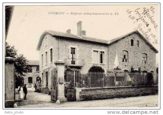 Crémieu - Hôpital complémentaire n°53 ( guerre, ww1 )