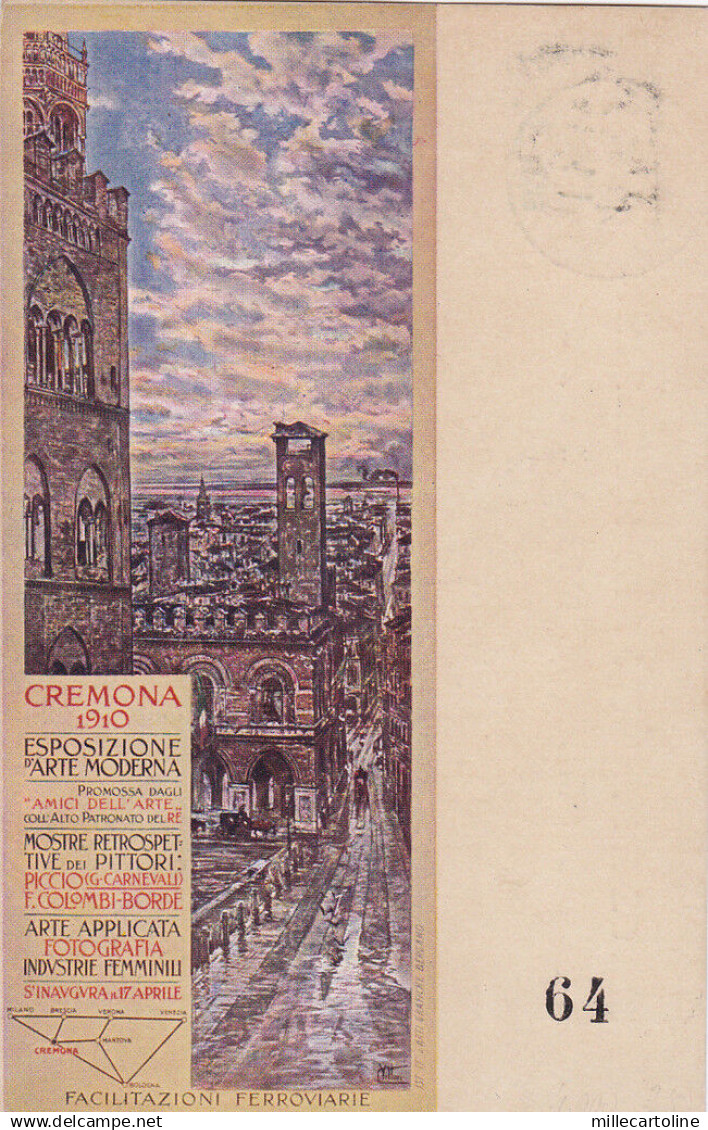 * CREMONA - Esposizione d'Arte Moderna 1910