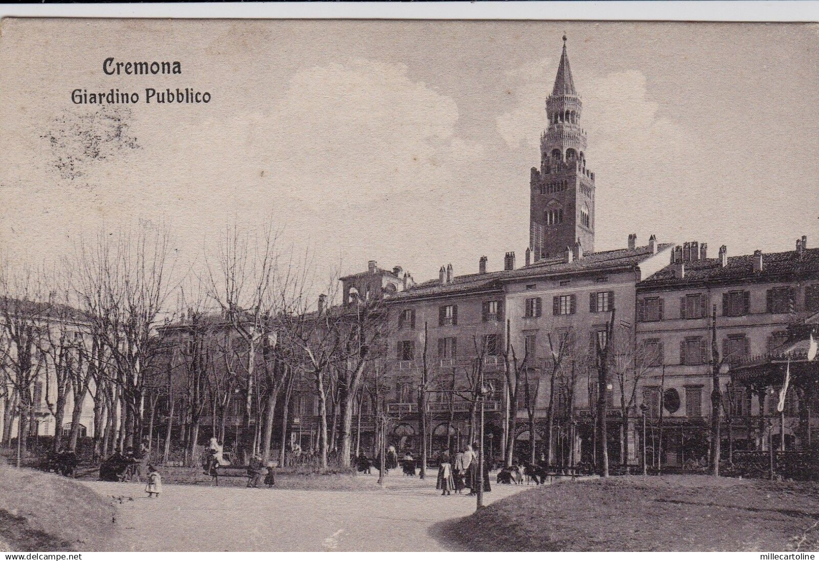 # CREMONA: GIARDINO PUBBLICO   1907