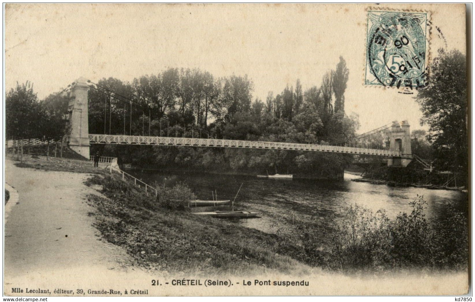 Creteil - Le Pont suspendu