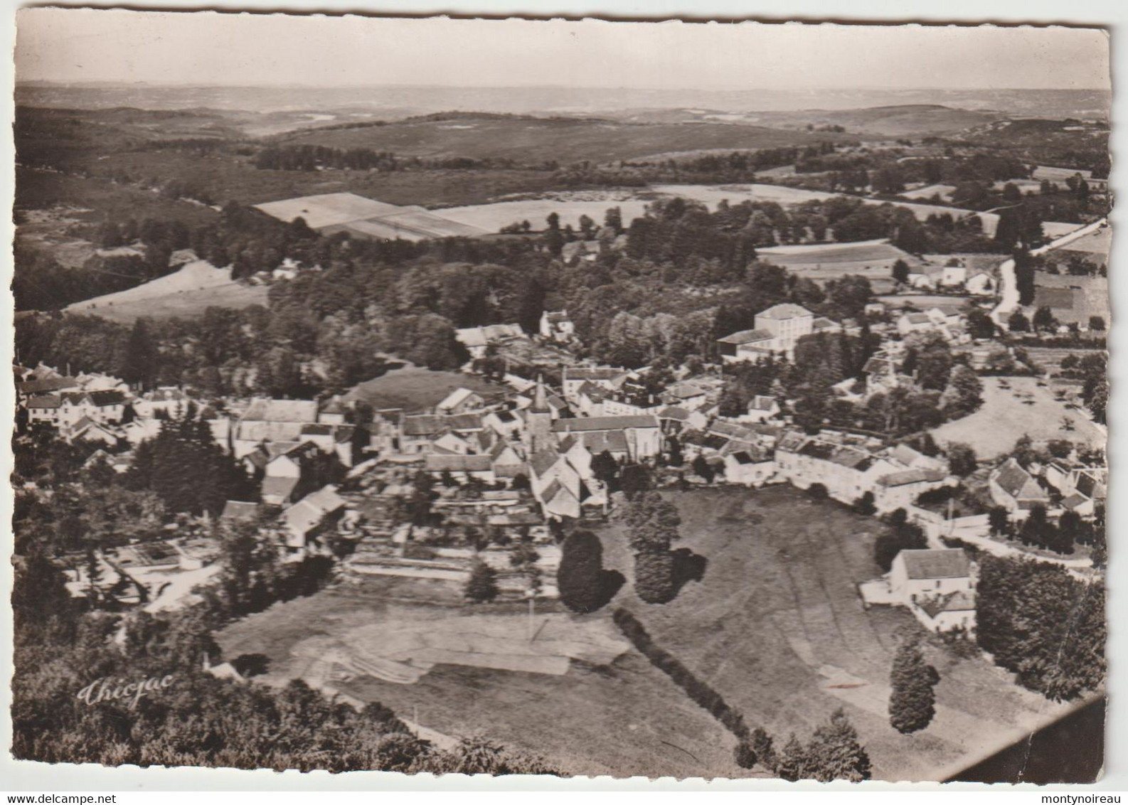 Creuse :  ROYERE : vue  1956