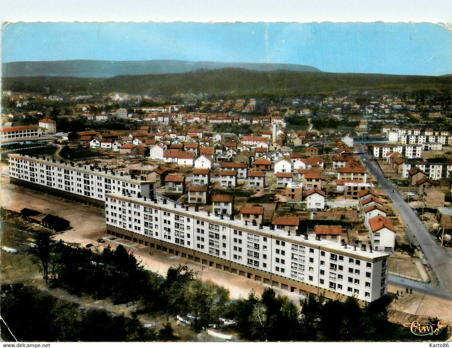 creutzwald * vue générale aérienne * breckelberg