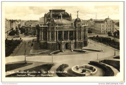 Zagreb - National Theater - Opernhaus - & theater