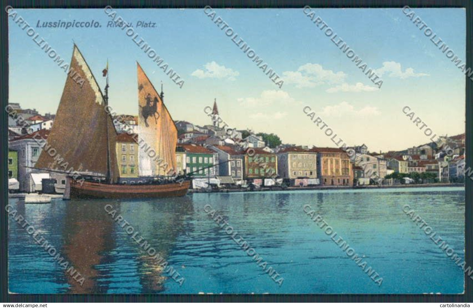 Croazia Croatia Lussinpiccolo cartolina RB1648