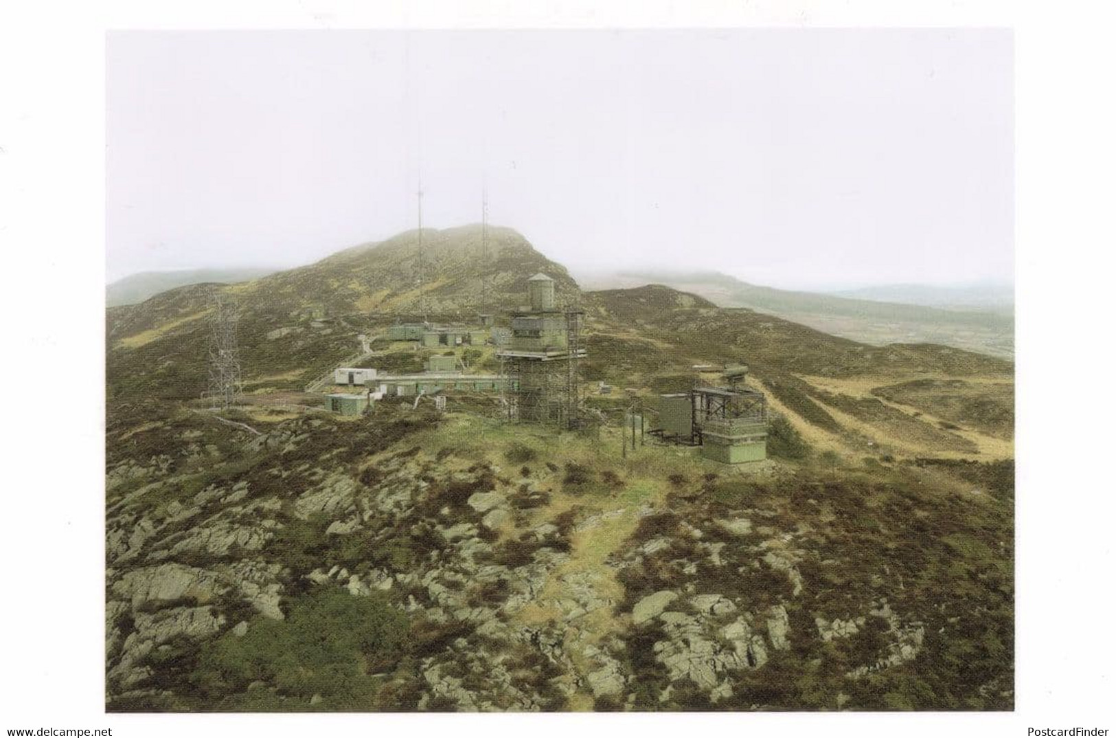 Croslieve Mountain South Armagh Belfast Military Watchtower Irish Postcard