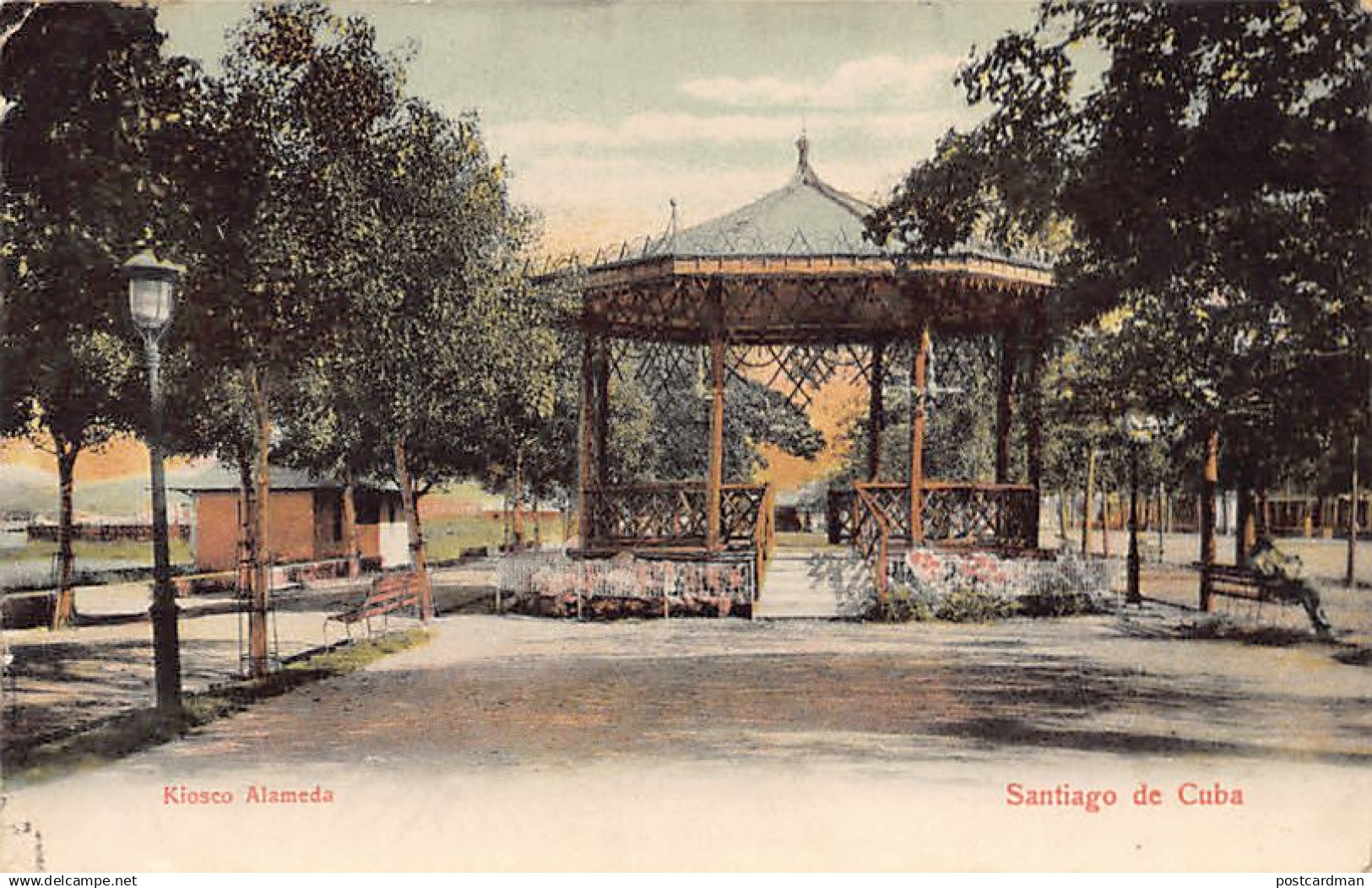 Cuba - SANTIAGO - Kiosco Alameda Ed. desconocido