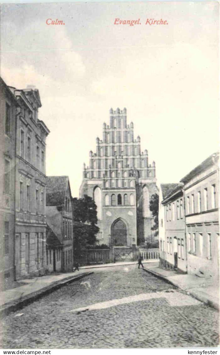 Culm - Evangel. Kirche - Pommern