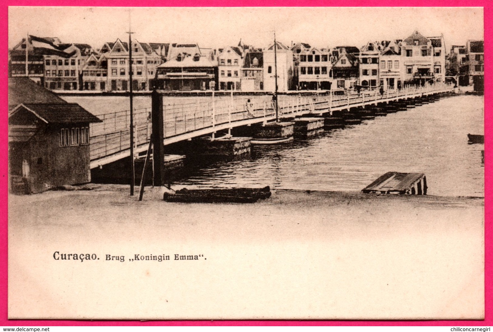 Curaçao - Brug " Koningin Emma " - Animée